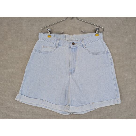 Riders Denim Jeans Shorts Size 14M High Waisted USA Light Blue Vintage -0925F84 - Picture 1 of 7